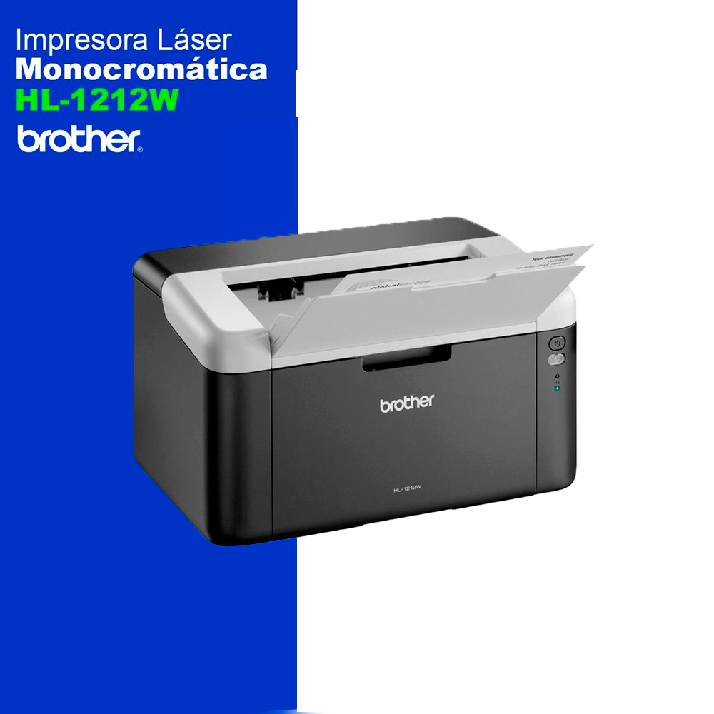Impresora Láser Monocromo HL-1212W, Brother
